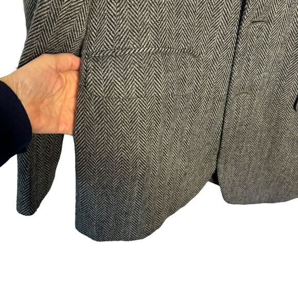 Joe Namath Signature Collection Vintage Tweed Dark Academia Jacket Size 42L - Picture 6 of 8